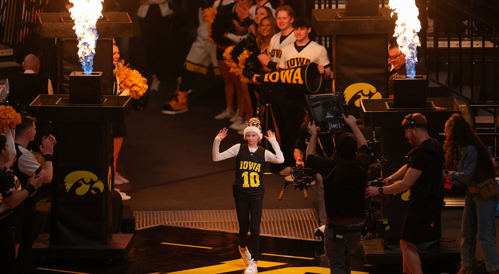 Harper in Carver Hawkeye Arena